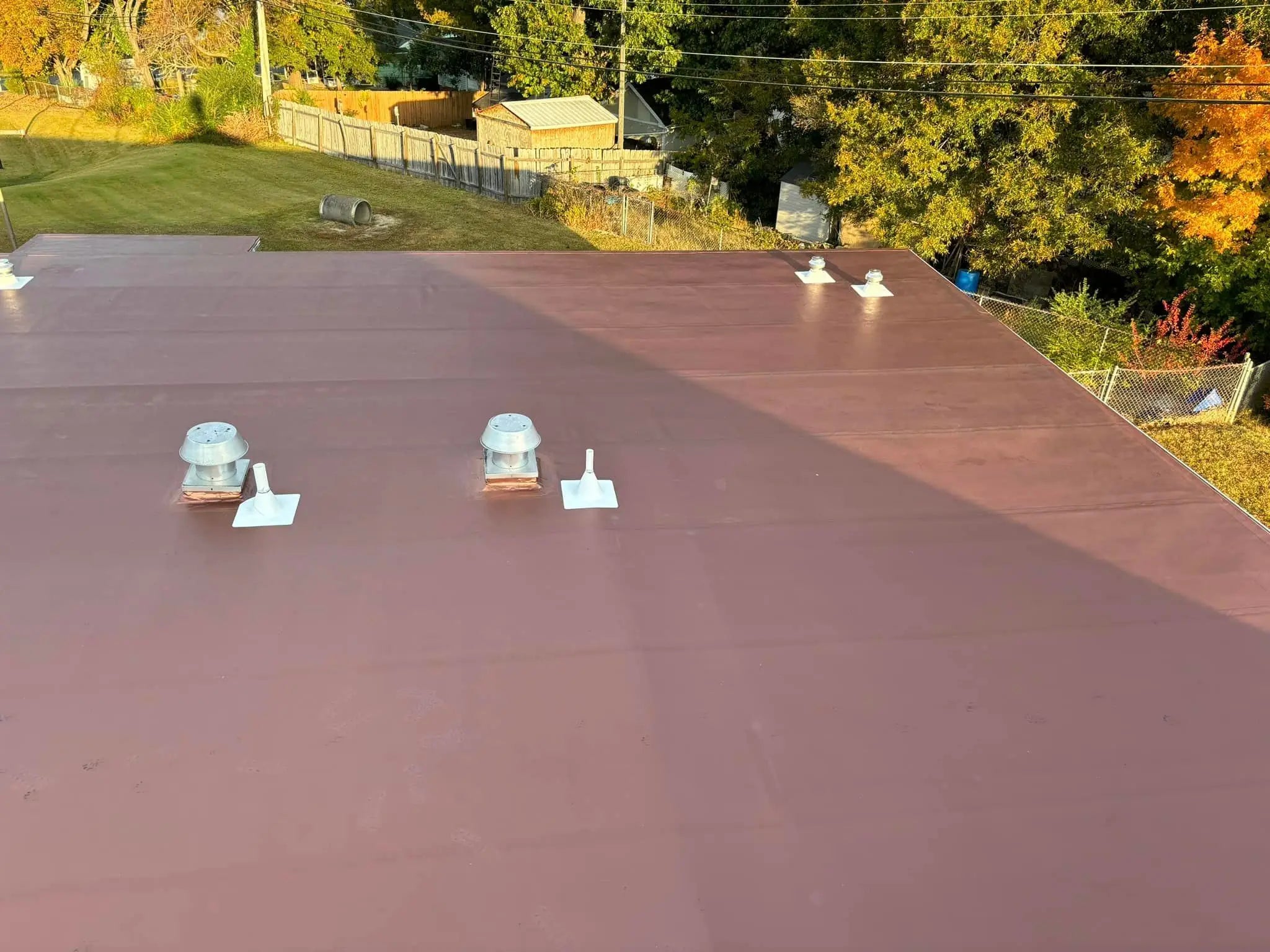 Eastlawn Baptist Church roof replacement in Burlington, NC.